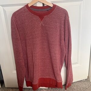 Toad&Co Men's Heathered Red Crewneck Sweater